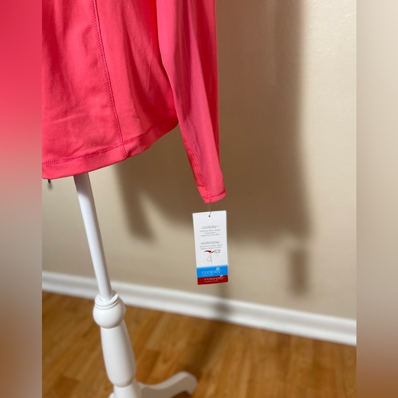 NWT Pro Tour cool play motion play flex Women's Golf long Sleeve shirt Pink XL - Picture 5 of 15